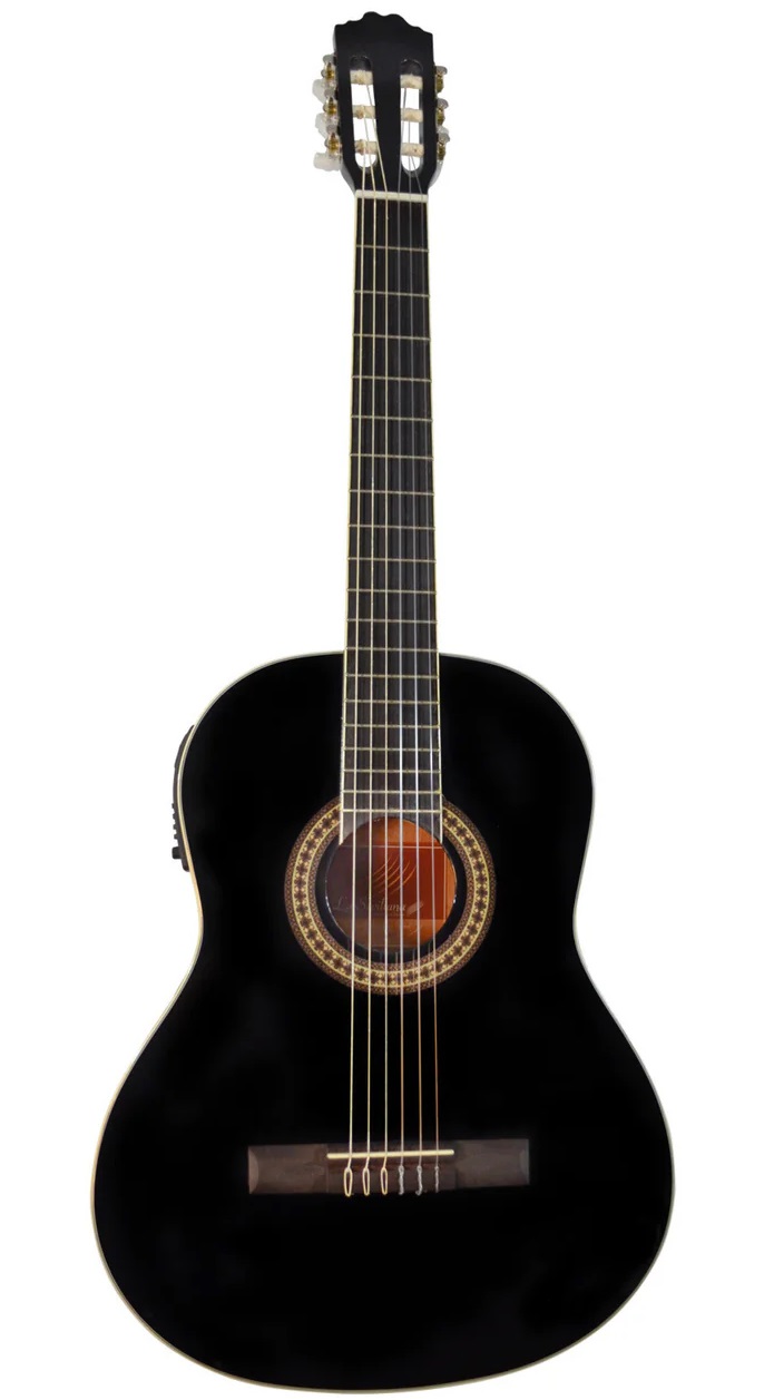 GUITARRA ELECTROACUSTICA LA SEVILLANA MODELO A-2EBK