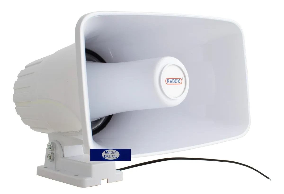 TROMPETA RECTANGULAR RADOX BLANCO PARA EXTERIORES