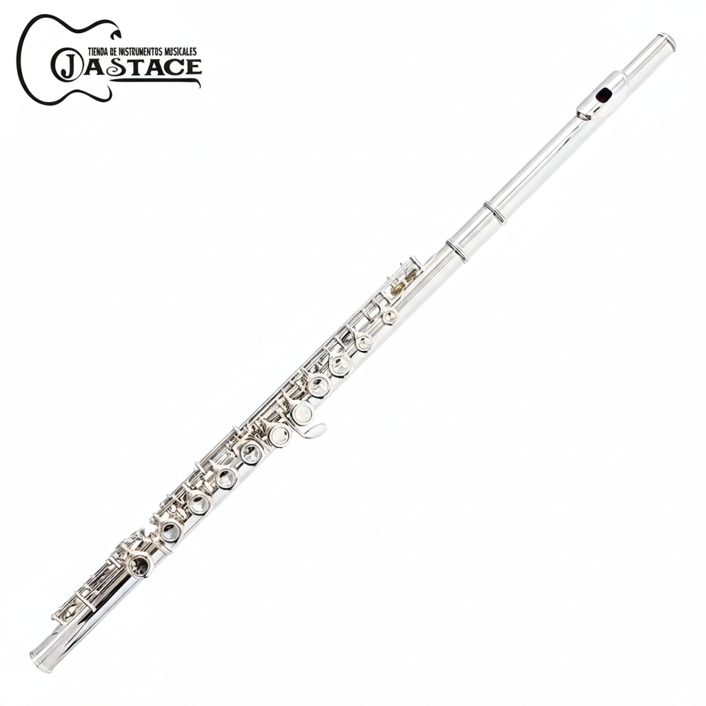 FLAUTA TRANSVERSAL NIQUELADA SILVERTONE