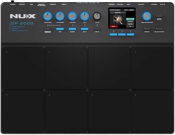 MODULO NUX DE PERCUSION CON PAD INTEGRADO DP-2000