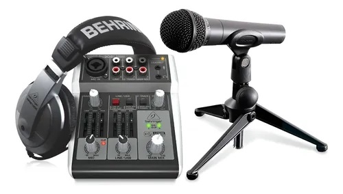 SISTEMA BEHRINGER PODCASTUDIO 2 USB