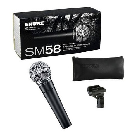 MICROFONO SHURE DE MANO MODELO SM58-LC