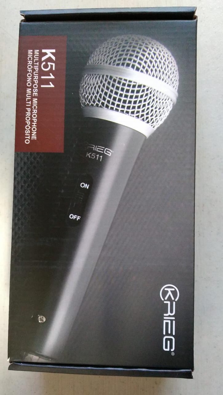 MICROFONO VOCAL KRIEG K511 CON CABLE. 