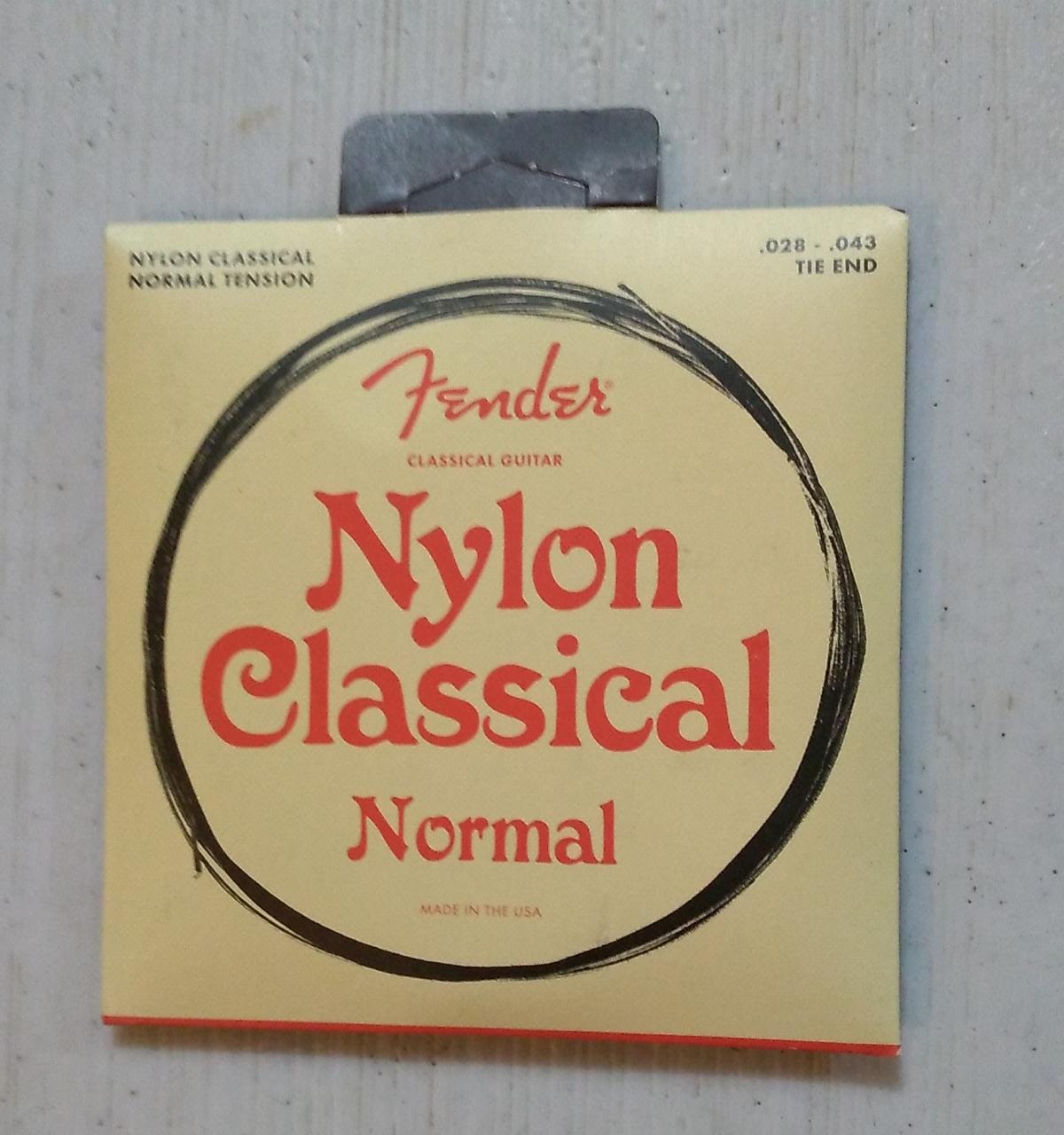 CUERDA FENDER DE NAYLON PARA GUITARRA ACUSTICA 