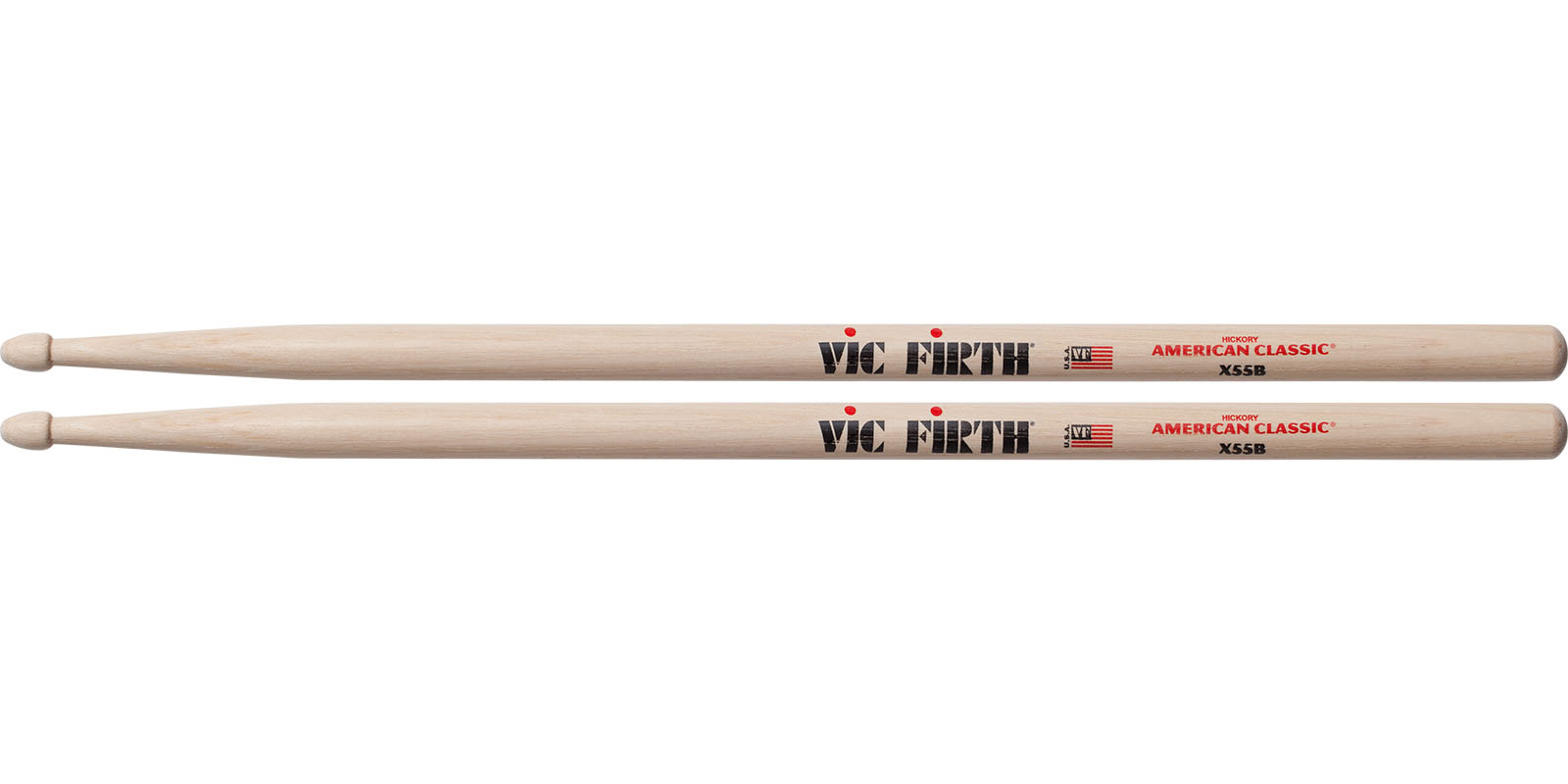BAQUETAS VICK FIRTH X55B PUNTA DE MADERA 
