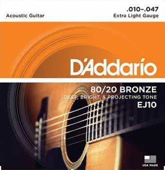 JUEGO DE CUERDA  DADDARIO  EJ10