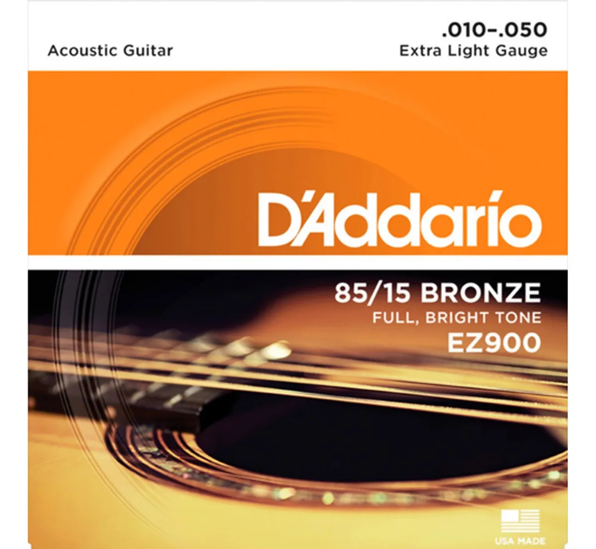 CUERDA DE ADDARIO 85/15 BRONZE EZ900 DOCEROLAS CALIBRE 9