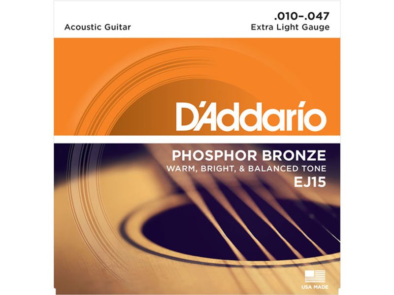 JUEGO DE CUERDAS ACUSTICA DADDARIO PHOSPHOR BRONZE .10-047 EJ15