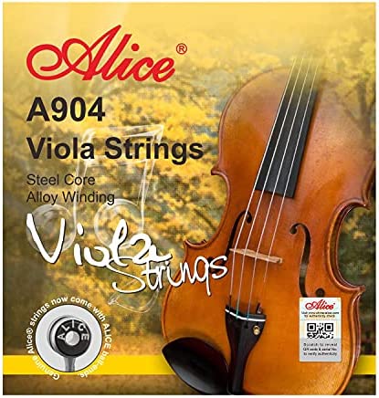 JUEGO DE CUERDAS  A904 PARA VIOLA 16 STEEL CORE ALLOY  WINDING
