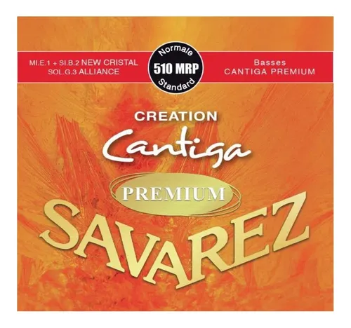 JUEGO DE CUEDAS  ENGORDADURA PARA GUITARRA CLASICA CANTIGA PREMIUM  SAVAREZ  510MRP