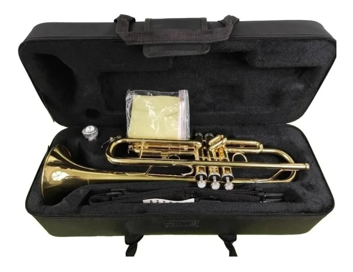 TROMPETA SILVERTONE LAQUEADA DOBLE LLAVE
