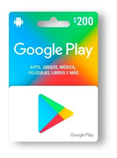 TARJETA GOOGLE PLAY 200 