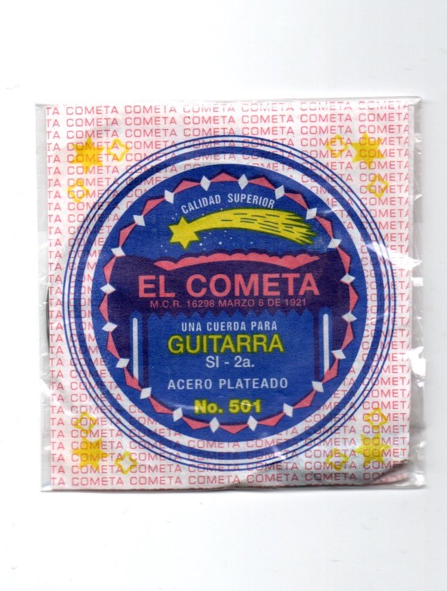 CUERDA GUITARRA ACERO PLATEADO SI-2a