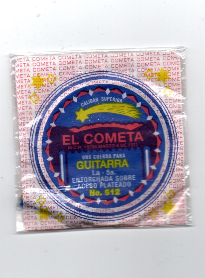 CUERDA GUITARRA ENTORCHADO ACERO PLATEADO La-5a