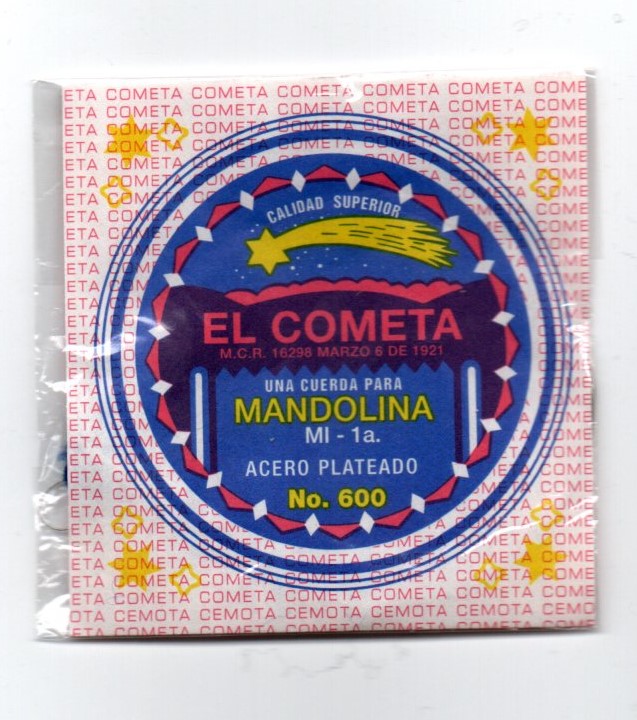 CUERDA PARA MANDOLINA ACERO PLATEADO 1ra