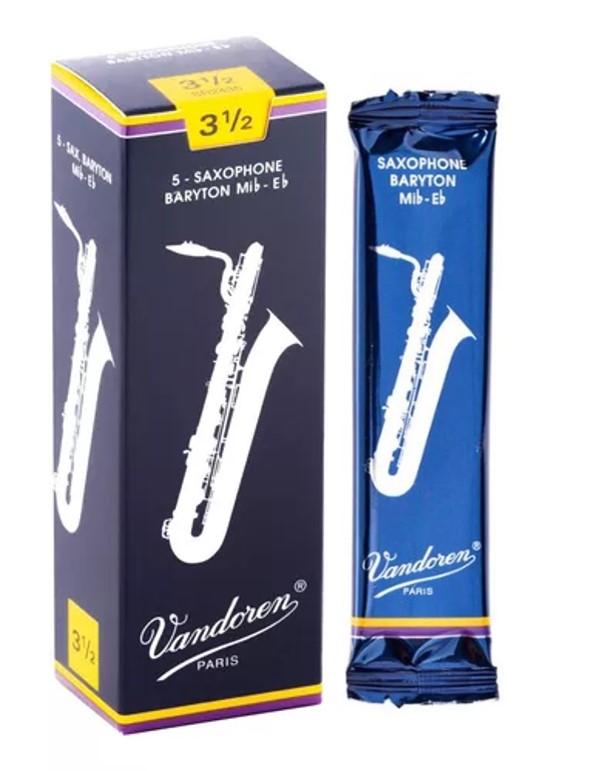 CAÑA VANDOREN PARA SAXOPHONE BARYTON MIB-EB #3 1/2