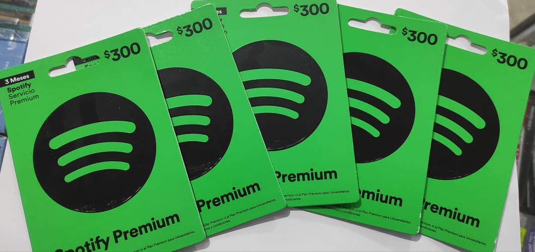TARJETA SPOTIFY PREMIUM