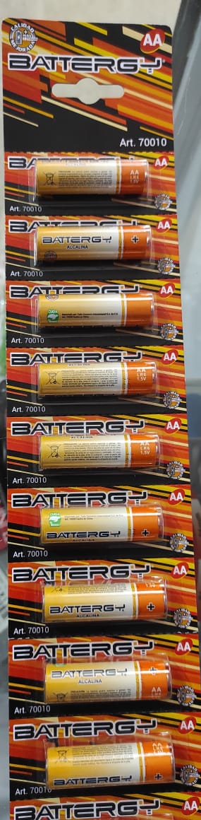 PILAS AA ALCALINA BATTERGY 