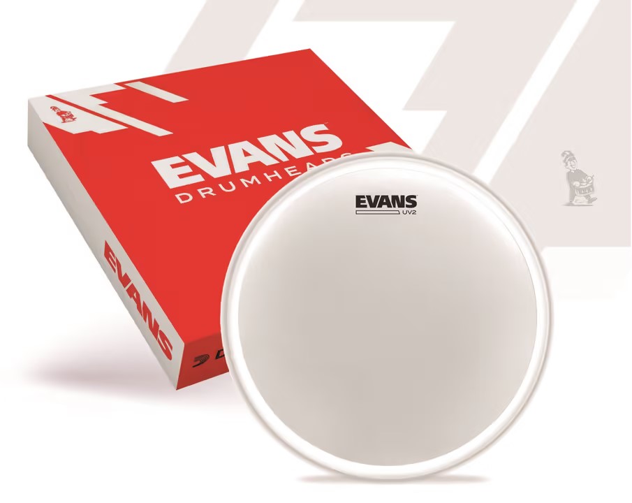 PARCHE EVANS DRUMHEADS WHITE 14´´