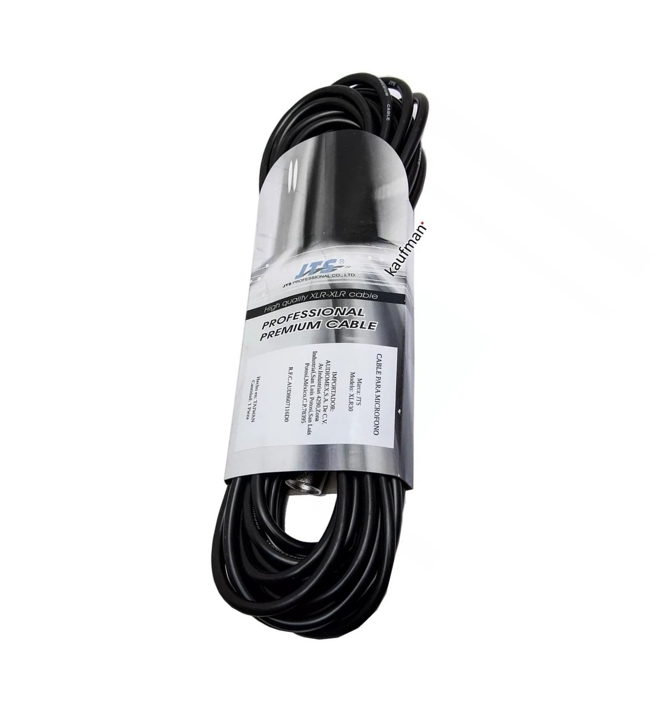 CABLE JTS PARA MICROFONO JTS XLR-XLR DE CANON A CANON 6 M