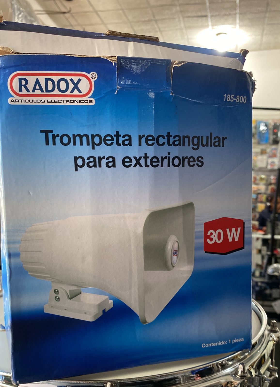 TROMPETA RECTANGULAR PARA EXTERIORES 
