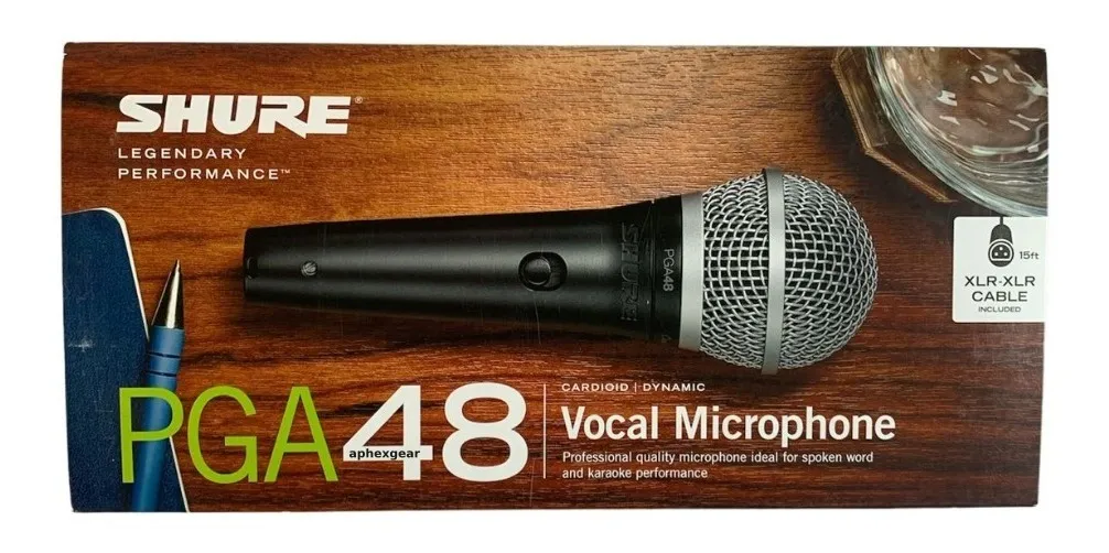 MICROFONO SHURE DE MANO XLR PGA48