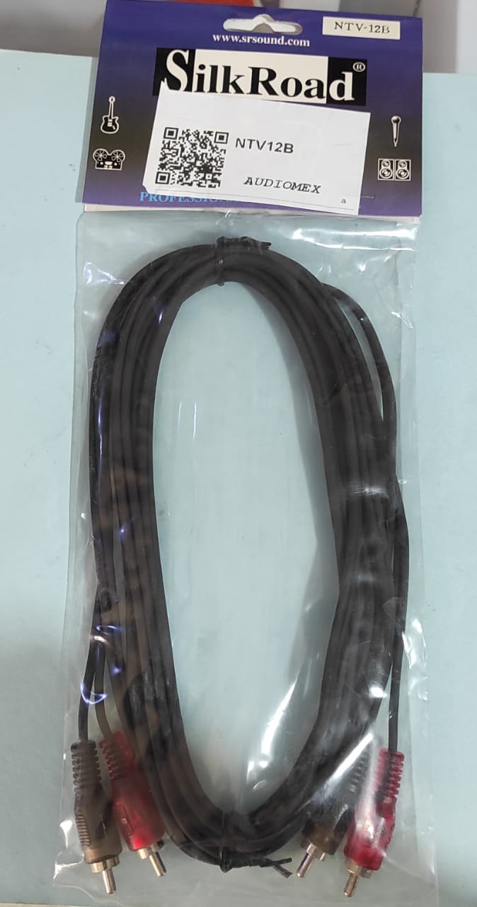CABLE DUAL RCA A RCA SILKROAD 3M