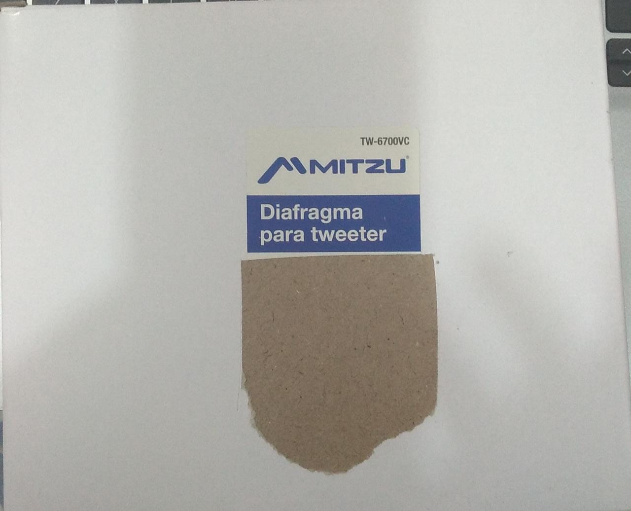 DIAFRAGMA PARA TWEETER MITZU 