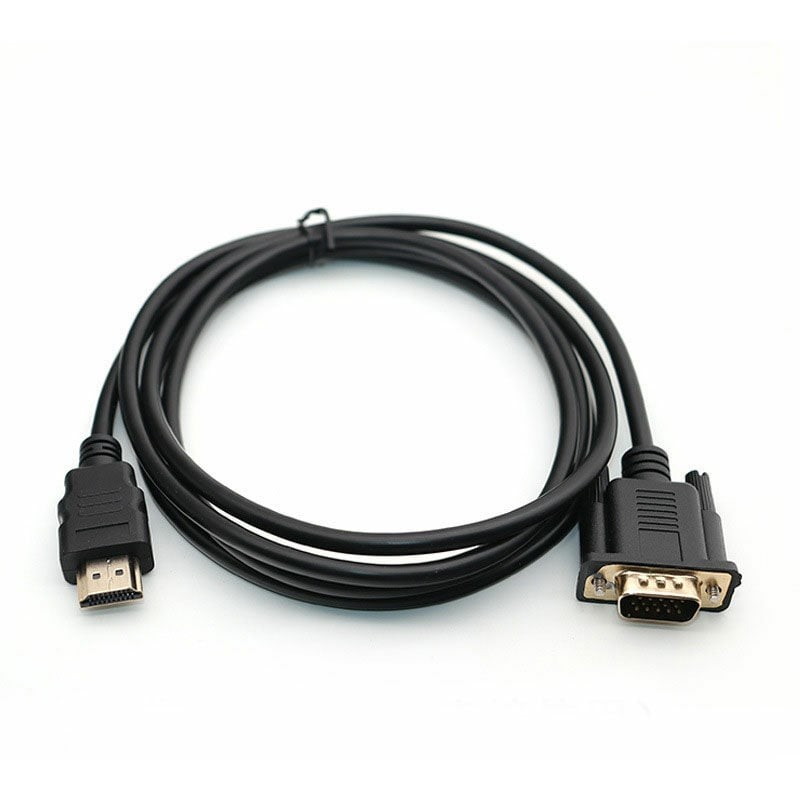 CABLE PARA COMPUTADOR  PC Y PANTALLA  MACHO MACHO HDMI A VGA