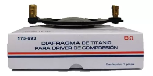 DIAFRAGMA RADOX DE TITANIO PARA DRIVER DE COMPRENSION 175-693