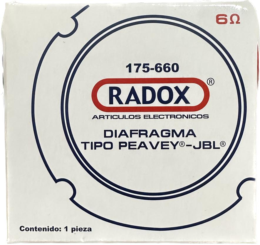 DIAFRAGMA RADOX TIPO PEAVEY-JBL 175-660