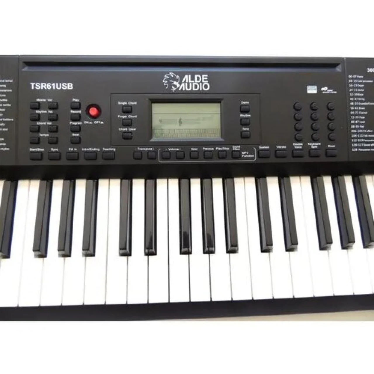 TECLADO ELECTRONICO ALDE AUDIO 61 TECLAS 