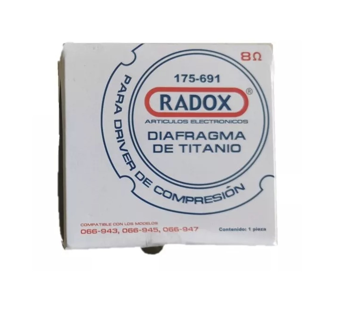 DIAFRAGMA DE TITANIO PARA DRIVER 175-691