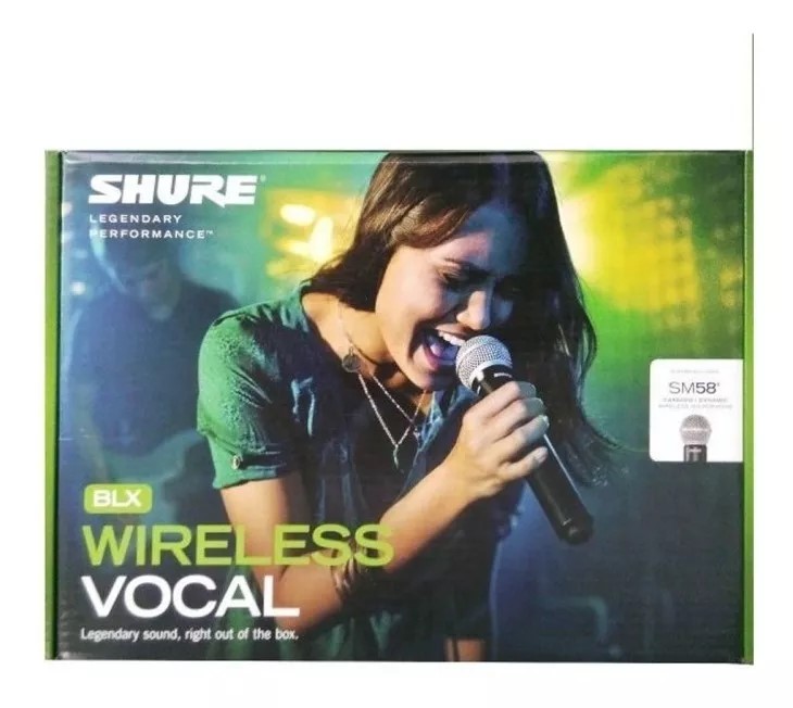 MICROFONO SHURE INALAMBRICO BLX WIRELESS SM58