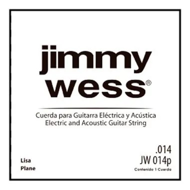 CUERDAS SUELTAS JIMMY WESS ELECTRO ACUSTICA JW .014 2DA