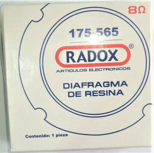 DIAGRAGMA DE RESINA RADOX 175-565 8