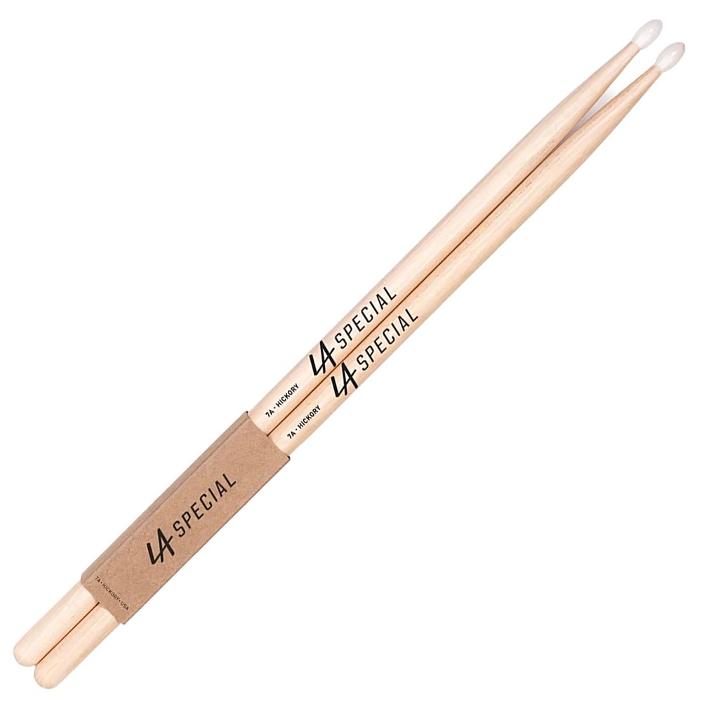 BAQUETA HICKORY LA SPECIAL 7A PUNTA NYLON