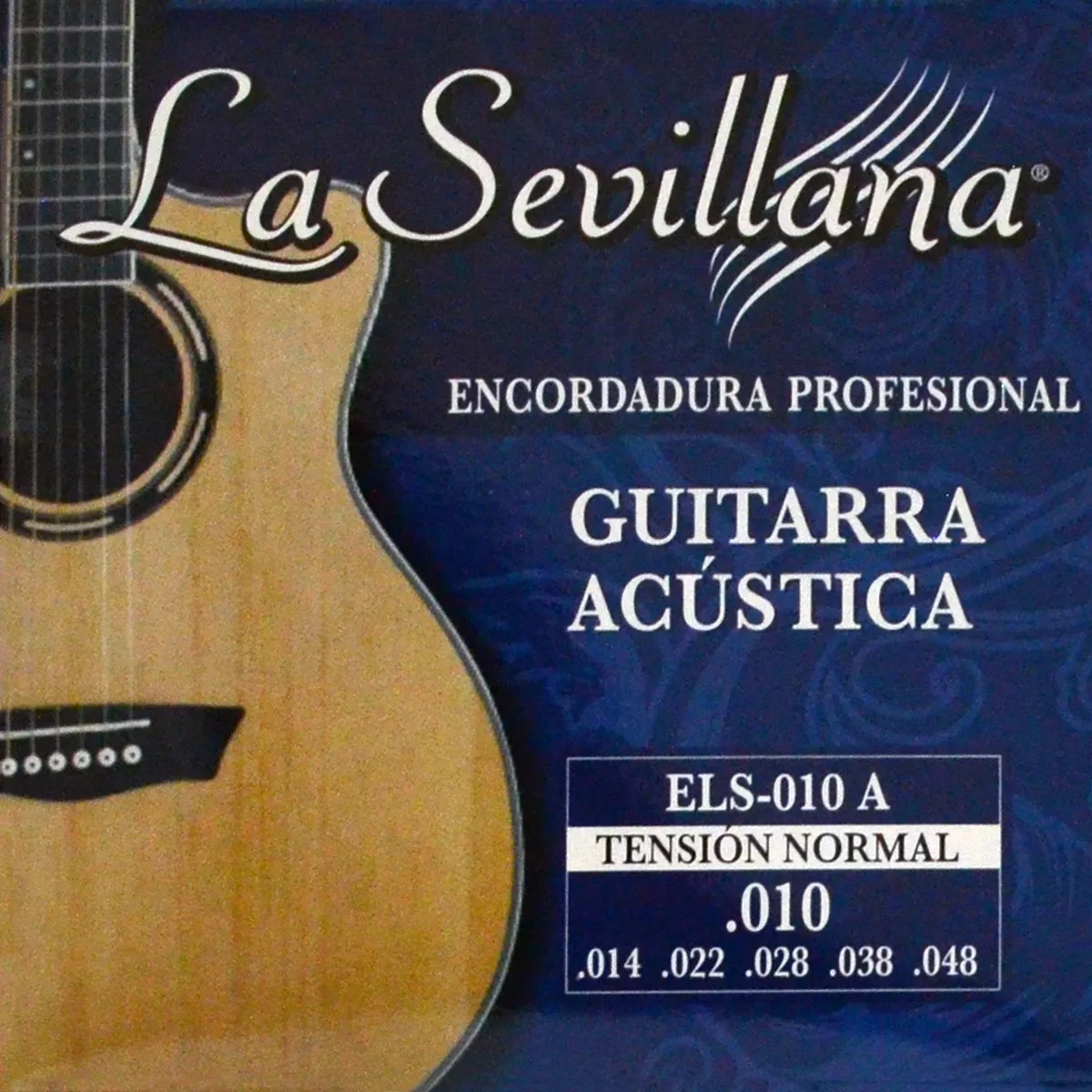 JUEGO DE CUERDA LA SEVILLANA ACERO PARA GUITARRA ACUSTICA 
