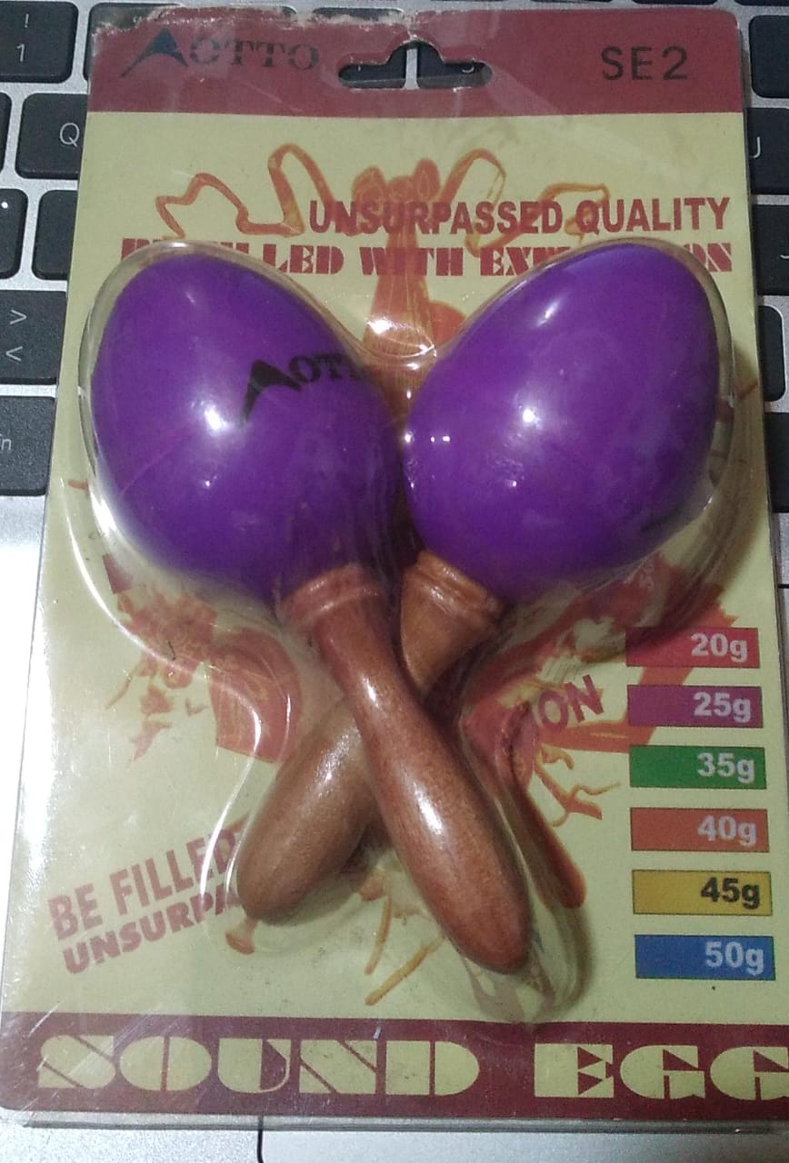 MARACAS MARCA OTTO COLOR MORADO SE2