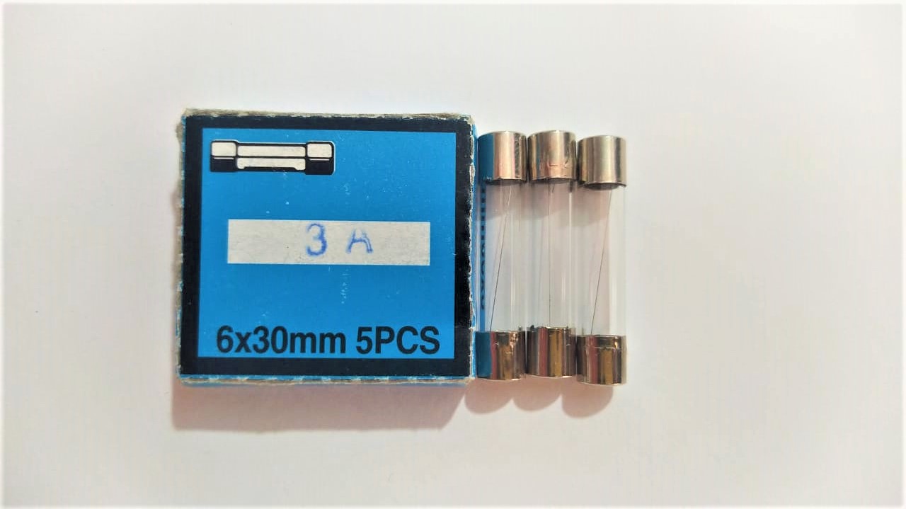 FUSIBLE 3A 6X30MM 