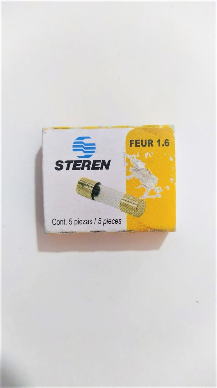 FUSIBLE VIDRIO METAL CHICO STEREN 1.6