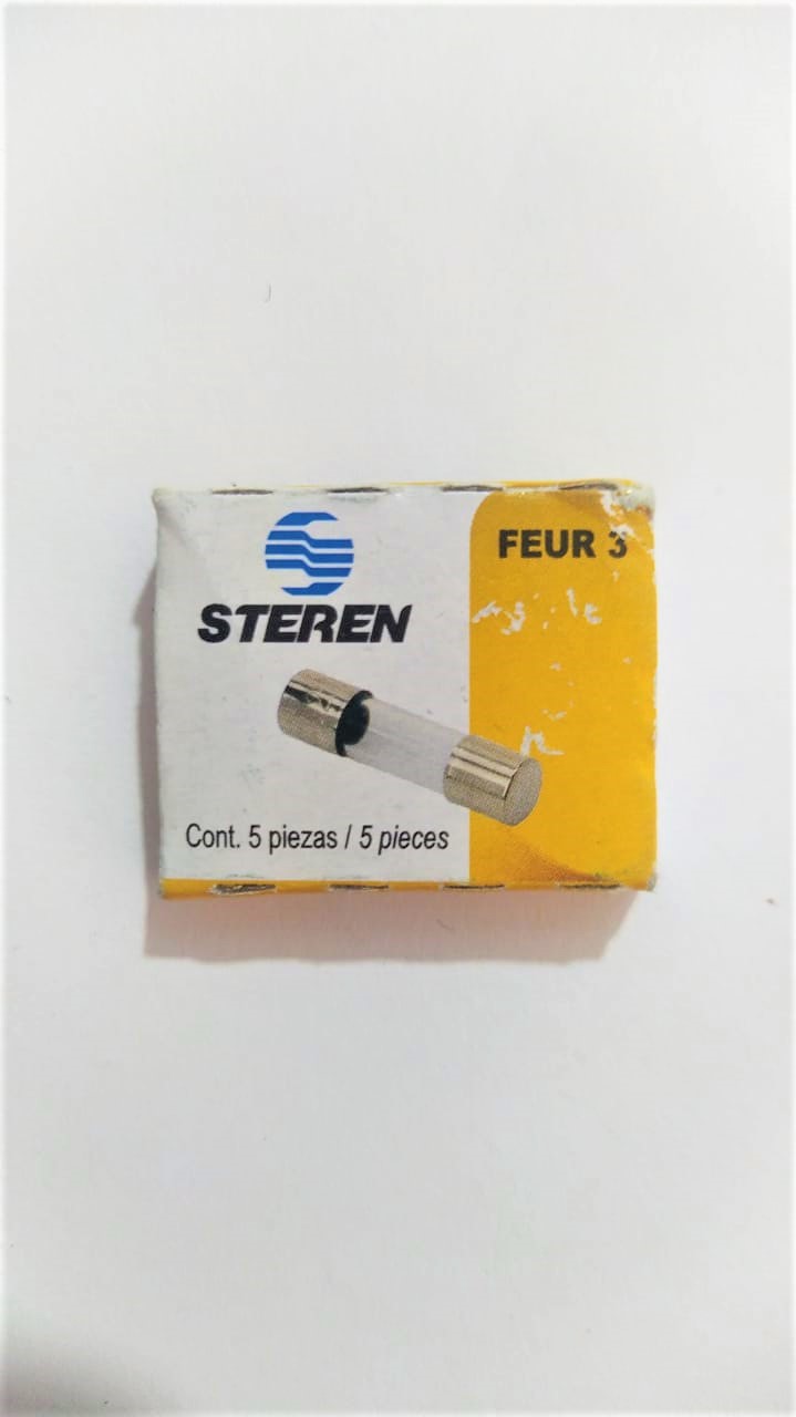 FUSIBLE VIDRIO METAL CHICO STEREN 3