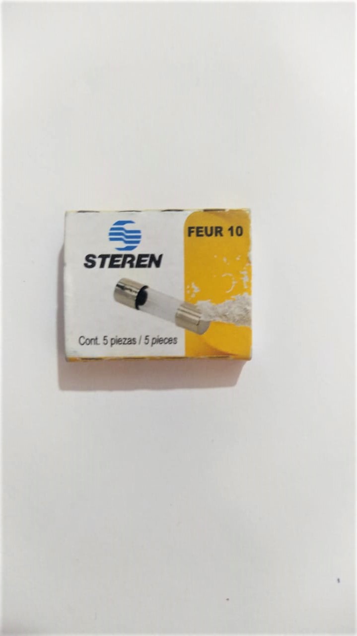 FUSIBLE VIDRIO METAL CHICO STEREN 10
