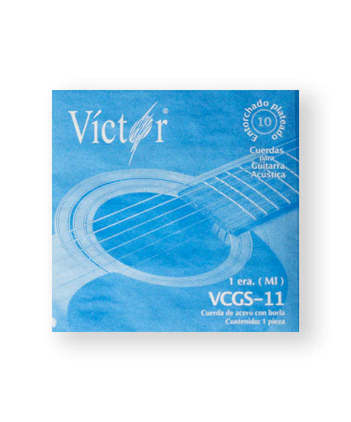 CUERDA PARA GUITARRA ACUSTICA MARCA VICTOR 1ERA ACERO 