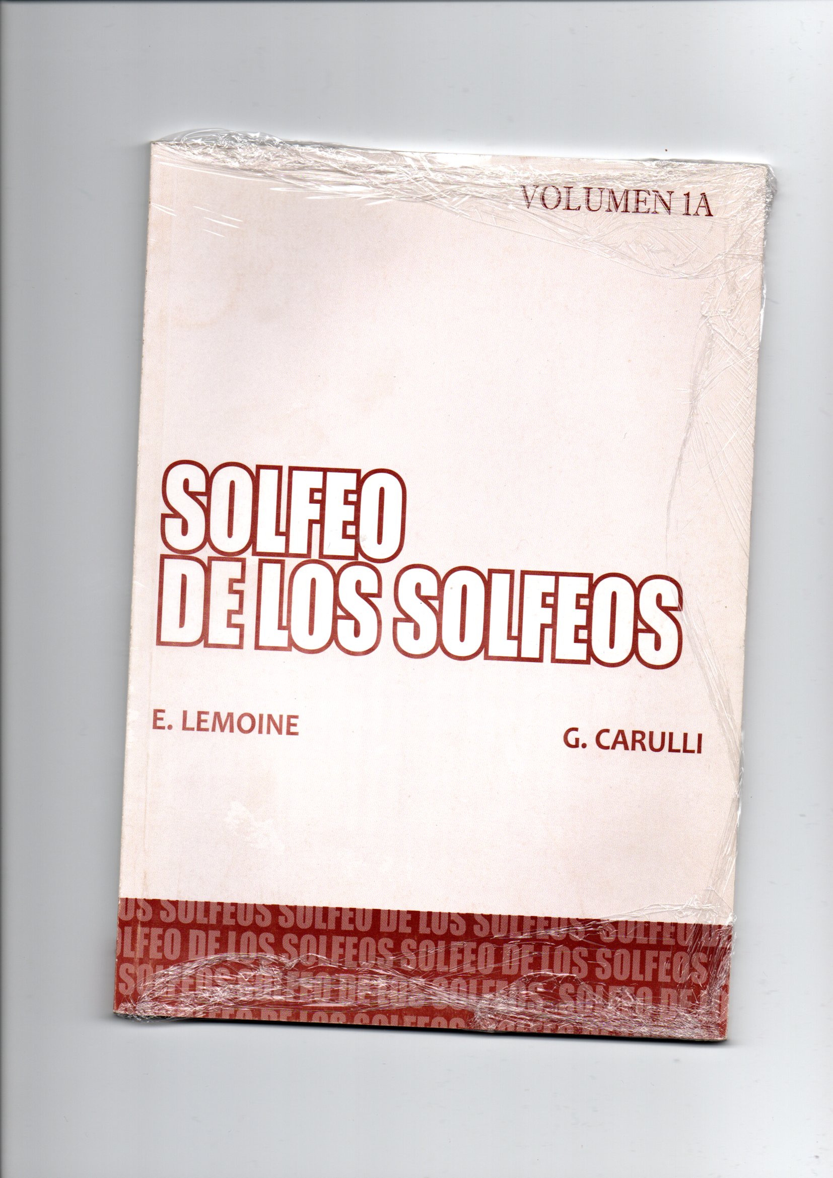 LIBRO SOLFEO DE LOS SOLFEOS BLANCO VOLUMEN 1A