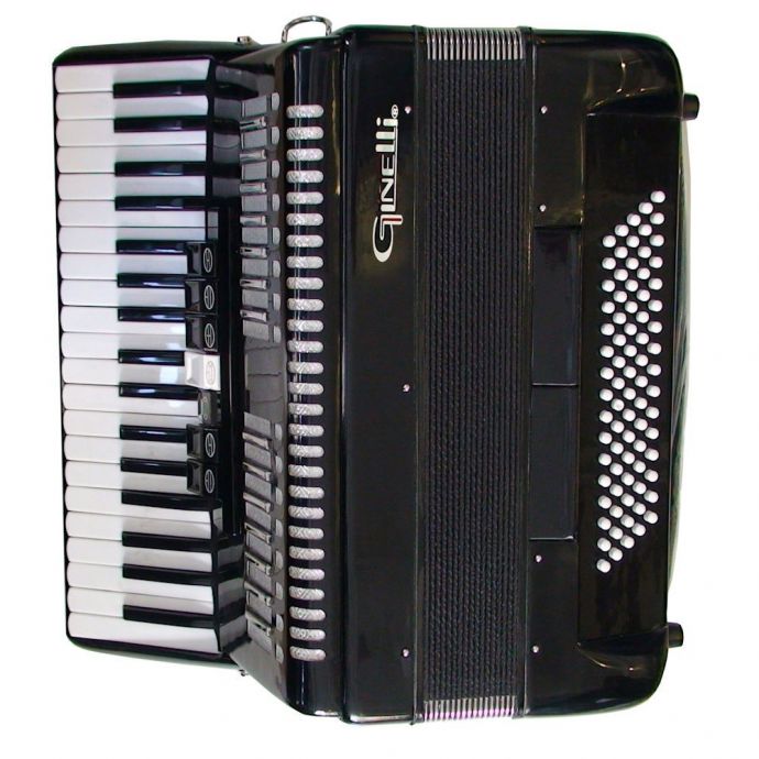 ACORDEON PROFESIONAL CON ESTUCHE Y CORREA DE PIEL