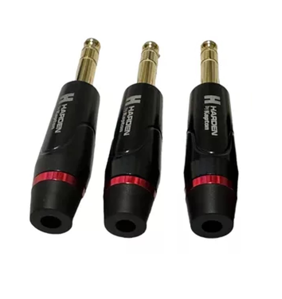INSTALACION PLUG 6.3 PARA AUDIO NEGRO METALICO