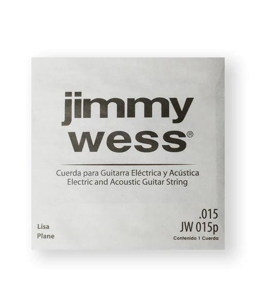 CUERDA JIMMY WESS 015 SEGUNDA CUERDA ELECTROACUSTICA CALIBRE 15