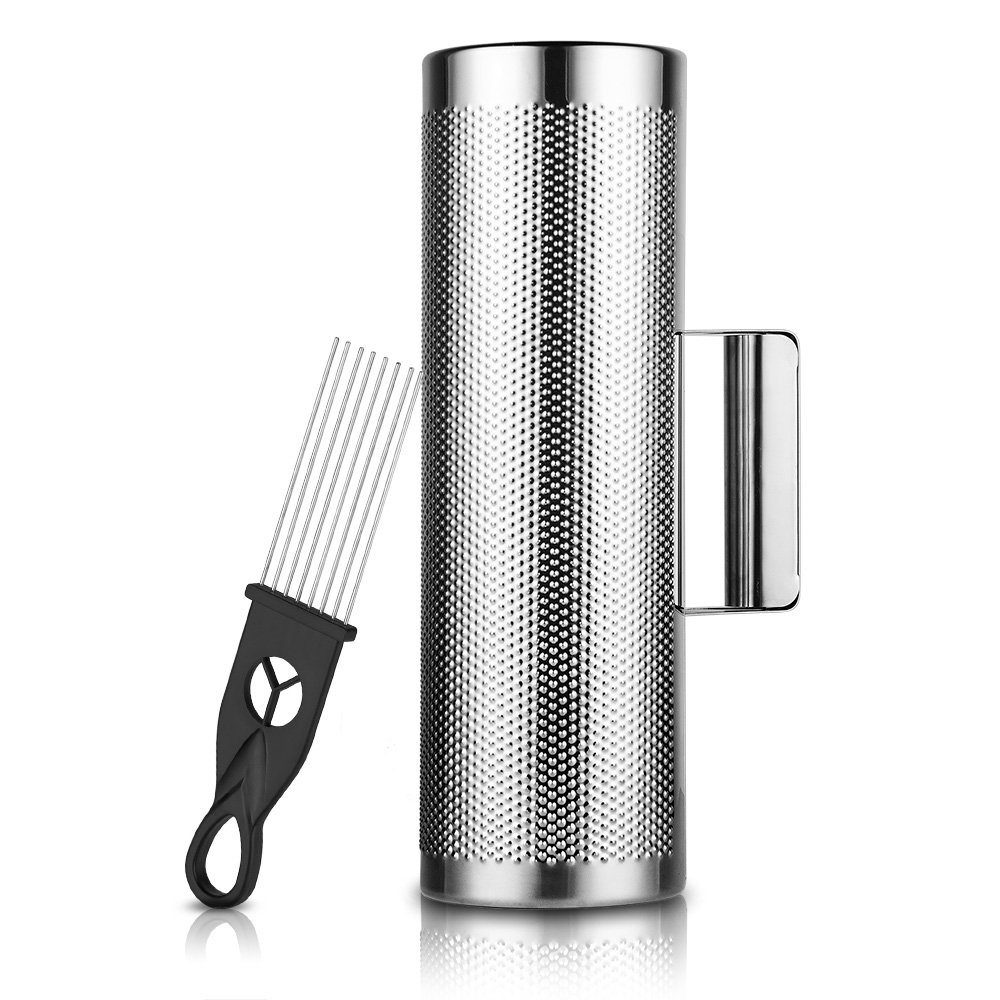 GUIRO DE METAL CON SU ACCESORIO
