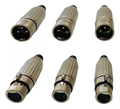 ADAPTADOR DE MICROFONO CONECTOR XLR HARDEN